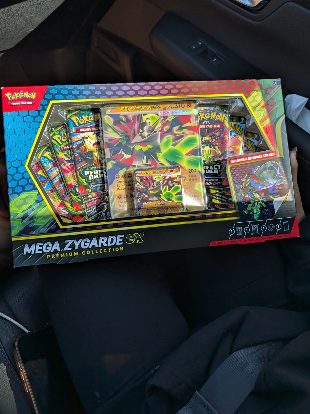 Pokemon Mega Zygarde EX Premium Collection – Multicolor Holographic Box